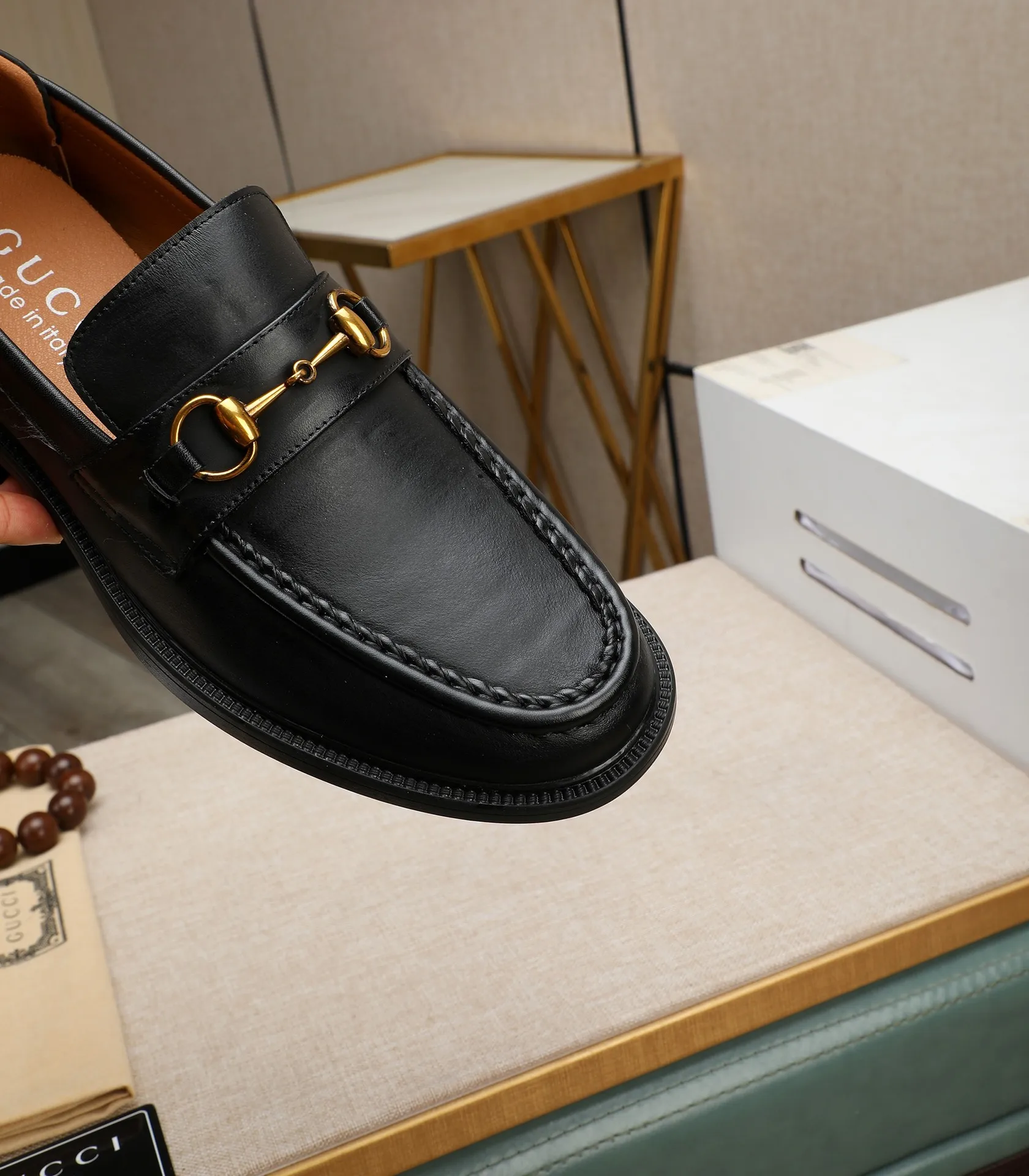Men's men's shoes💰500📛📛Original (water-dyed cow lining) Gucci GUCCI official website formal shoes🌀 Italian🇮🇹imported cowhide➕top imported water-dyed cowhide lining💋Finely handmade original bottom, the real thing looks better when photographed in person Standard size 38-44